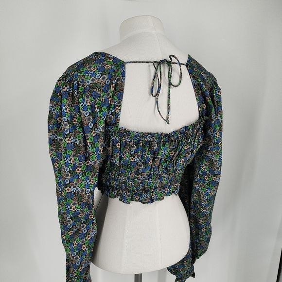 For Love and Lemons Alisa Floral Printed Crop - Picture 4 of 8